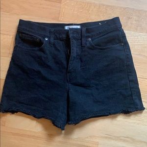 Madewell high-rise denim shorts